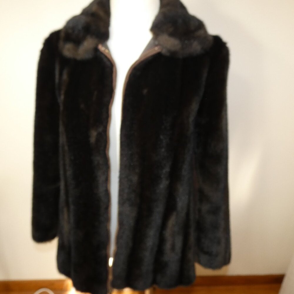 Faux Fur Jacket Size Medium